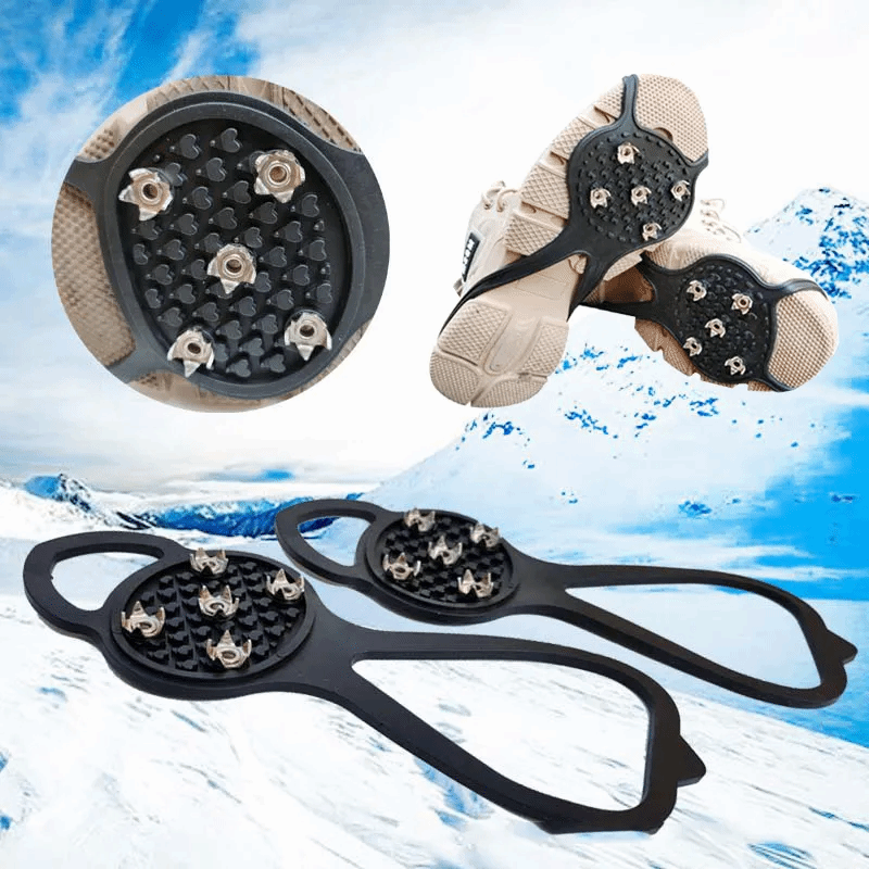 Crampons Universels Antidérapants, Sécurité Hivernale Optimal