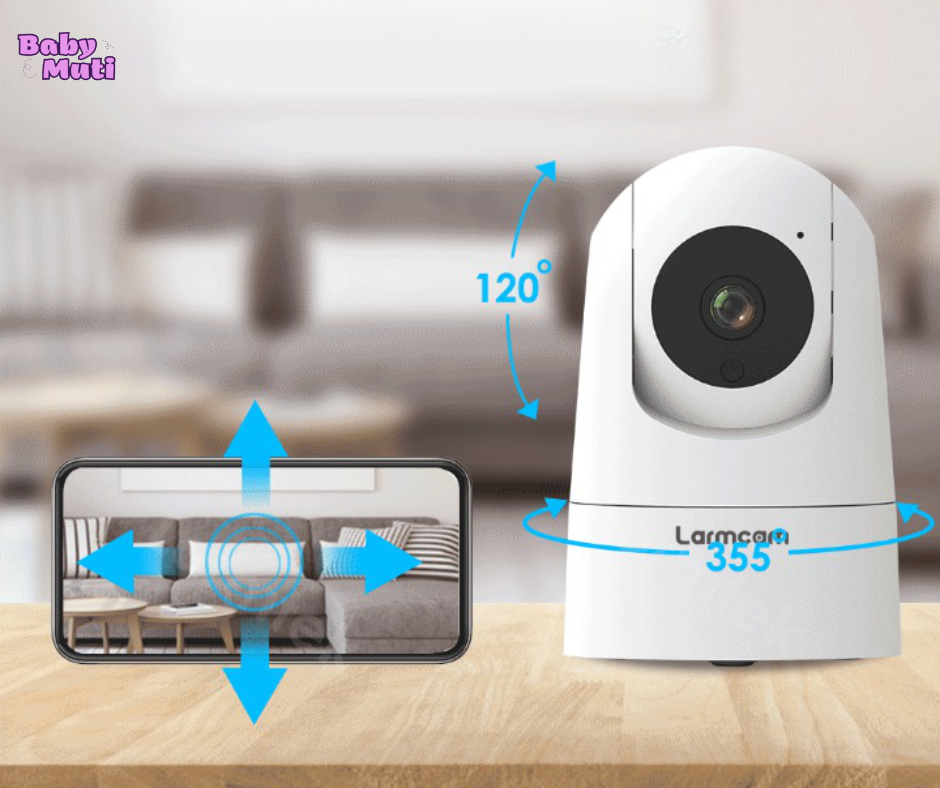 Mini-caméra de surveillance bébé NannyCam™ pour la sécurité