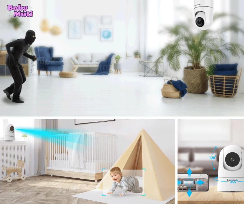 Mini-caméra de surveillance bébé NannyCam™ pour la sécurité