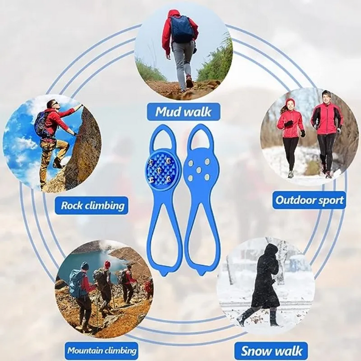 Crampons Universels Antidérapants, Sécurité Hivernale Optimal