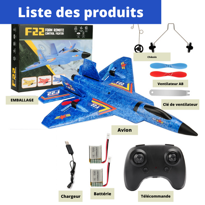 Jouet Kairplane™, Avion télécommandable stimulant l'éveil des enfants