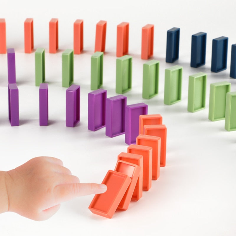 Train domino éducatif, développement cognitif - Domino Truck™