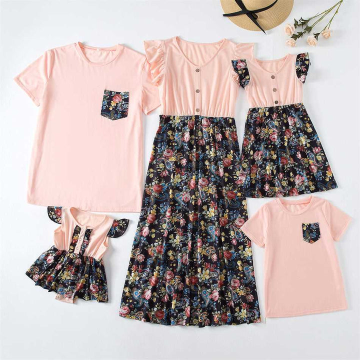 Tenues d'été assorties pour famille BabyMuti